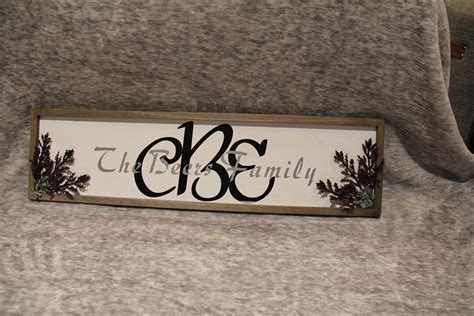 Personalized Printed Name Wood Frame Etsy