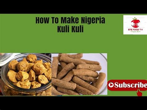 How To Make Kuli Kuli Groundnut Cake YouTube