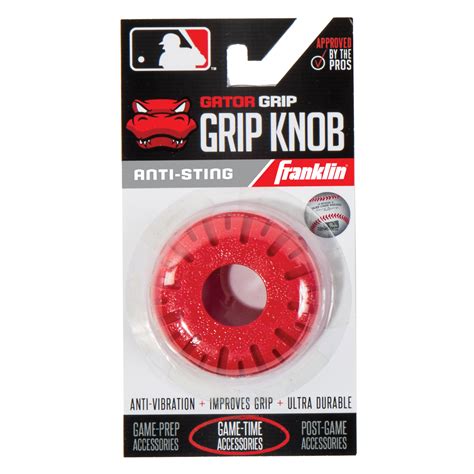 Franklin Sports Baseball Bat Grip Knob Gator Grip Bat Nub Baseball