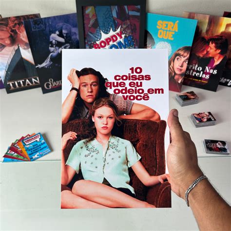 Livro 10 Coisas Que Eu Odeio Em Você - Placa decorativa quadro 10 Coisas que Eu Odeio em Você | Shopee Brasil