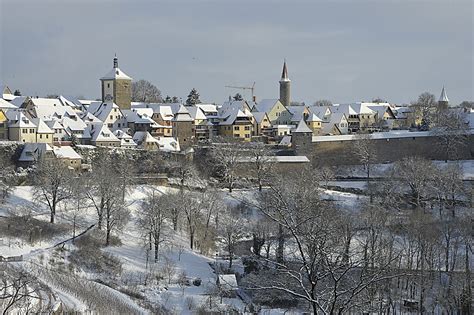 Rothenburg im Winter Foto & Bild | architektur, stadtlandschaft ...