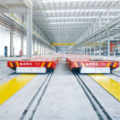 Mobile Cable Powered Rail Flat Truck For Industry Transfer Cart China