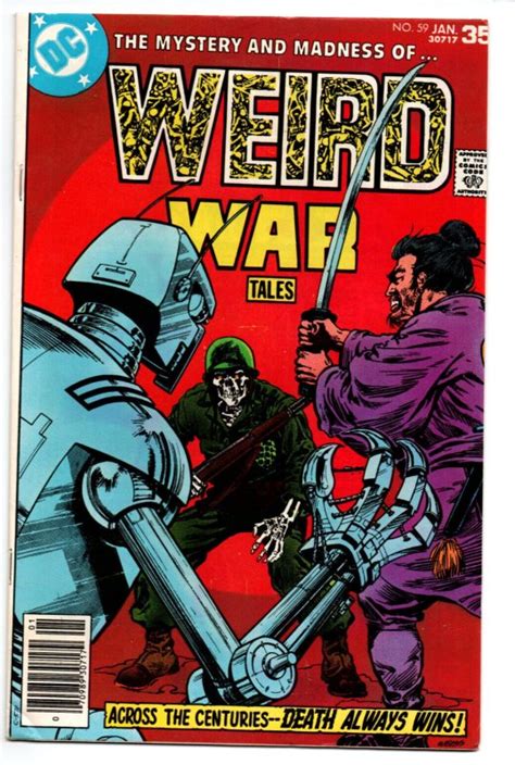 Weird War Tales 59 Newsstand Samurai Military Horror 1978 VF