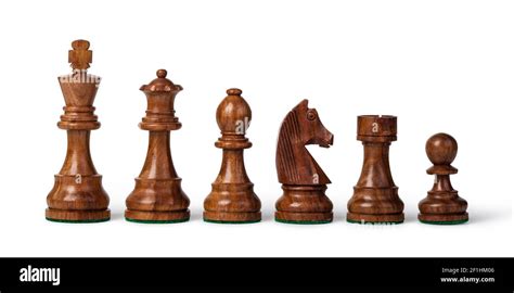 Wooden chess pieces Stock Photo - Alamy