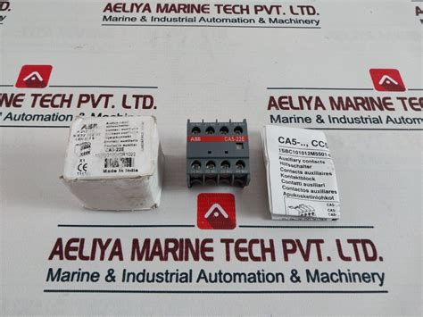 Abb Ca E Auxiliary Contact Block Aeliya Marine