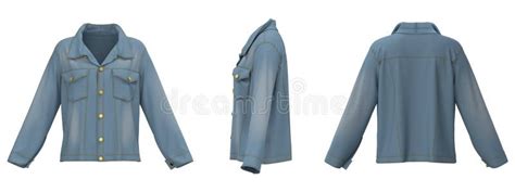 Denim Jacket Stock Photo Image Of Denim Buttons Stylish 288737608