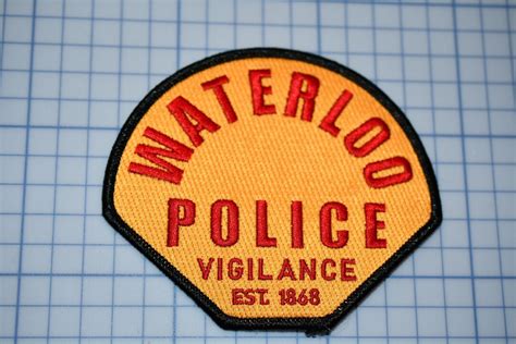 Waterloo Iowa Police Patch B25-183 - Etsy