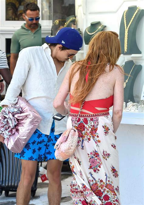 Lindsay Lohan Was Seen Out In Mykonos Greece 07052016 5 Lacelebsco