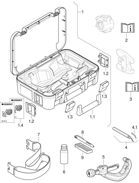 Spare Parts For Geberit Mepla Pressing Collar Sets In Case