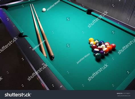 pool table set game game  stock photo edit