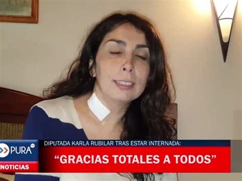 Así fue la reaparición de la Diputada Karla Rubilar tras estar