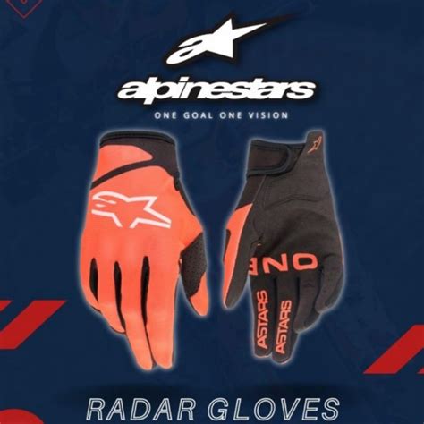 Jual Sarung Tangan Alpinestars Radar Gloves Original Shopee