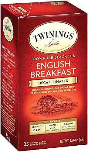 Amazon Twinings English Breakfast Tea Decaffeinated Black Tea