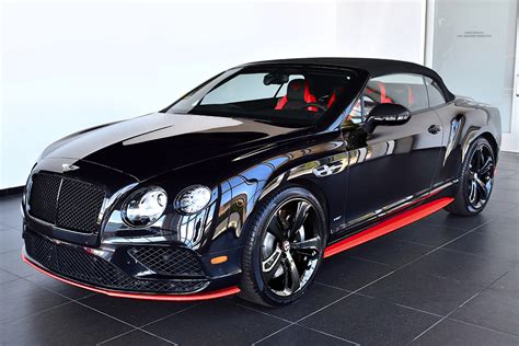 2017 BENTLEY CONTINENTAL GT V8 S CONVERTIBLE BLACK EDITION FOR SALE