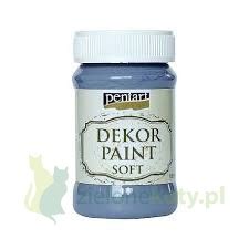 Farba Kredowa Pentart Dekor Paint Soft Atrament Szarogranatowa Ml