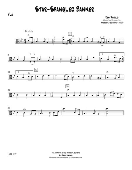 Star Spangled Banner Arr Adapted And Arranged By Andrew R Guarrine