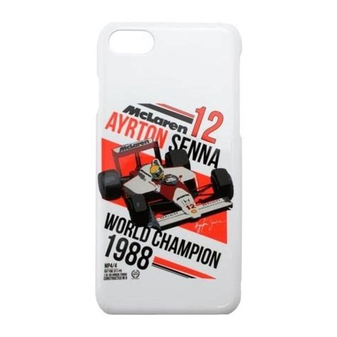 Ayrton Senna Collection Mclaren F1 Car Mobile Phone Cover Iphone 7