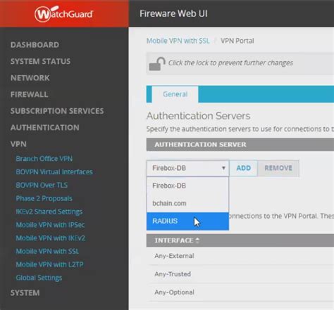 Watchguard Vpn Portal Settings Authlite V Documentation Authlite