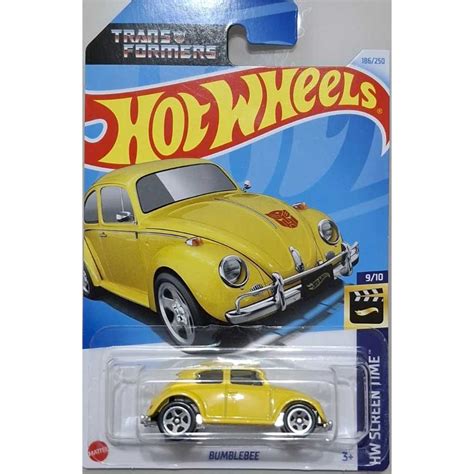 Hot Wheels Bumblebee Transformers Fusca Lote K Cartela Longa Htb Shopee Brasil