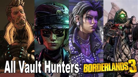 Borderlands All Vault Hunters