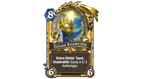 Tirion Fordring - Hearthstone: Heroes of WarCraft Guide - IGN