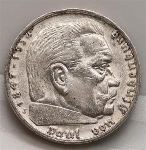 5 RM Marek 1939 J SVASTIKA Aukro