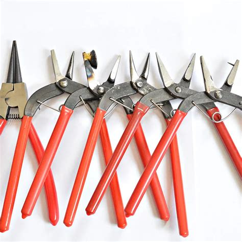 Красная длинная рукоять/перфорированная/дрель/острые/плоские Ювелирные ...