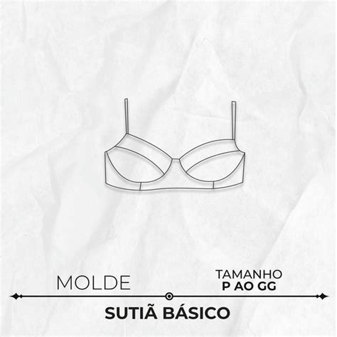 Molde Lingerie Suti B Sico By Marlene Mukai Elo