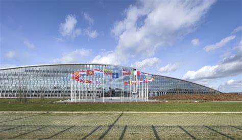 Nato Headquarters In Brussels Belgium Editorial Photography Image Of