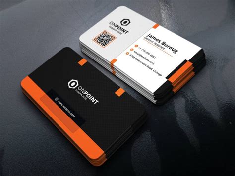 Elegant Black Business Card Techmix