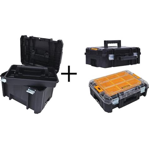 Dewalt Tstak Vi In Deep Tool Box Tstak Ii Flat Top Tool Case And