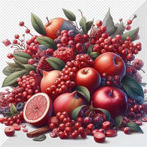 Ilustra O De Arte Vetorial Hiperrealista Alimentos Frutas Tropicais