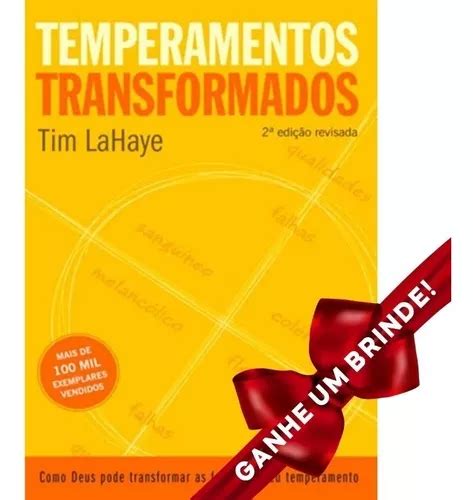 Livro Temperamentos Transformados Tim Lahaye Parcelamento Sem Juros