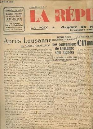 La Republique Du Juillet Organe Du Radicalisme La Voix