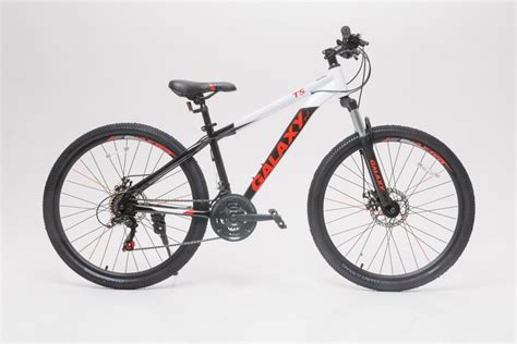 Велосипед ST 26 GALAXY DD рама-15" біло-чорно-червоний 2024 – фото ...