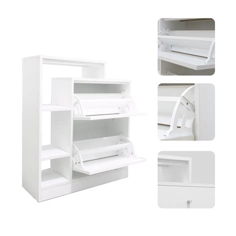 Ripley MUEBLE ZAPATERA ORGANIZADOR MODERNO DE MELAMINA DELIA