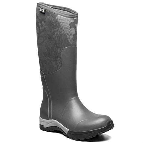 Bogs Essential Ladies Boots Camo Grey At Burnhills