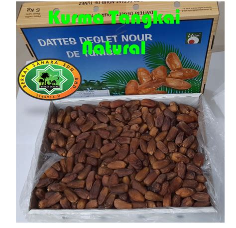 KURMA TANGKAI From TUNISIA Deglet Noor Natural 5kg Kurma Dates