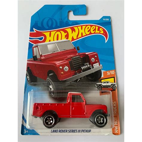 Hot Wheels Land Rover Series Iii Pickup Hw Hot Trucks Shopee Malaysia
