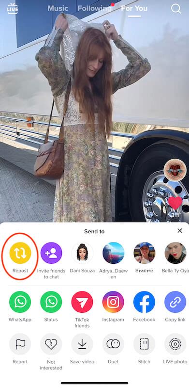 How To Repost On Tiktok