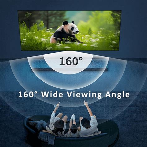 Fscreen Aura Series Alr Fresnel Fixed Frame Inch Projection Screen