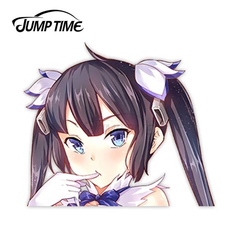 Jump Time Danmachi Hestia Calcoman A De Vinilo Para Chica Calcoman A