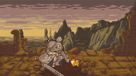 Artista Recria Dark Souls E Dark Souls II Em Pixel Art Critical Hits