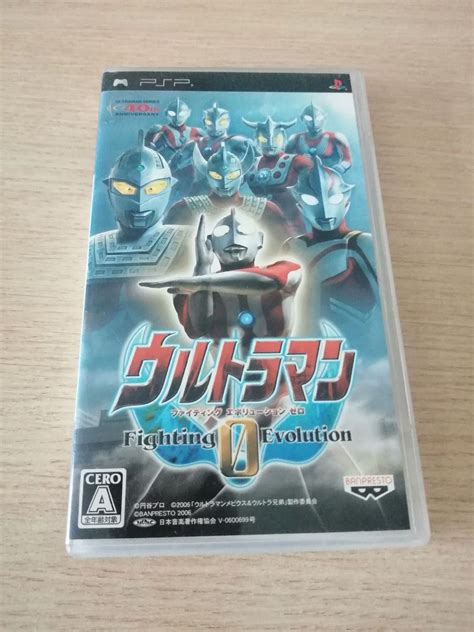 Psp Ultraman Fighting Zero Evolution Jogo De Videogame Psp Usado