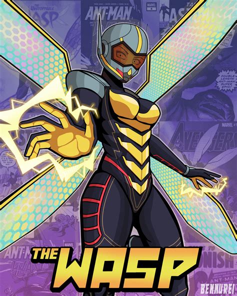 Marvel - The Wasp by Bennurei on DeviantArt