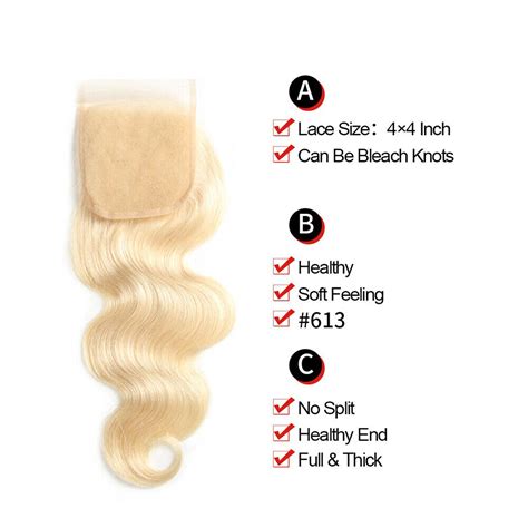 Lace Closure Body Wave Blonde LTBHair