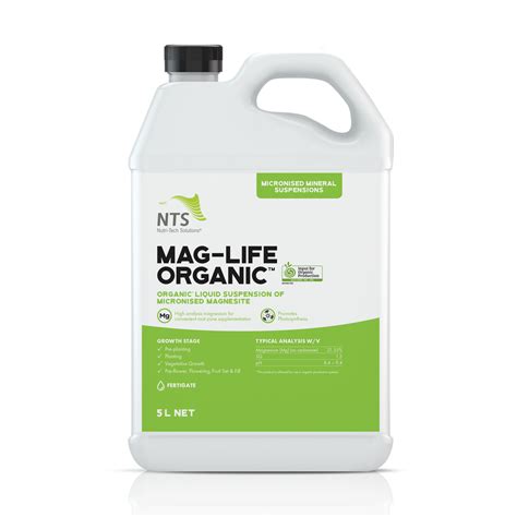 Mag-Life Organic™ | Magnesium from Micronised Magnesite – Nutri-Tech ...