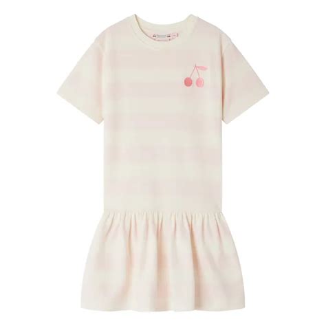 Babe Tess Striped Dress Burgundy Smallable