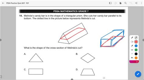 Cross Section Of A Triangular Prism Youtube