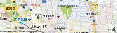 京都府京都市右京区太秦森ケ西町27の地図 住所一覧検索｜地図マピオン